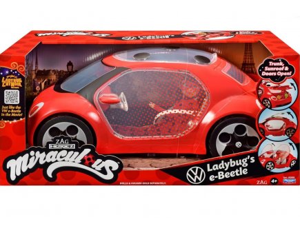 Voiture Volkswagen E-beetle de Ladybug - V�hicule Miraculous Bandai - P50669