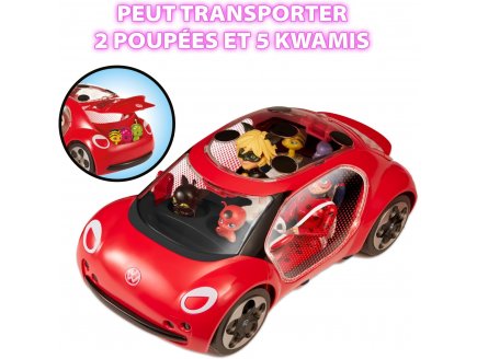 Voiture Volkswagen E-beetle de Ladybug - V�hicule Miraculous Bandai - P50669