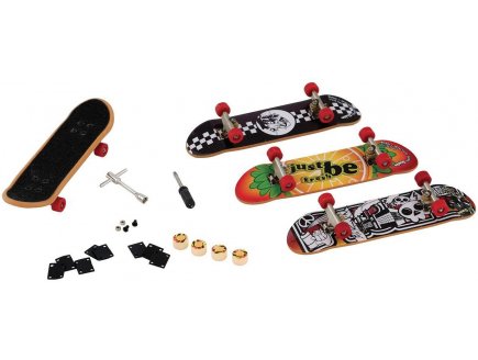 X-treme - coffret 4 mini deck skates - mini skate a doigt 95 mm - simba