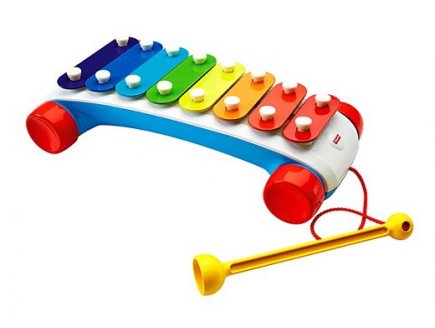 XYLOPHONE A ROULETTES CLASSIQUE A TIRER - FISHER PRICE - CMY09