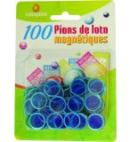 100 PIONS MAGNETIQUES BLEU - LOTOQUINE  ACCESSOIRE LOTO