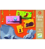 12 PUZZLES DUO MAMAN ET SES BEBES - 24 PIECES - DJECO - DJ08157