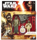 2 FIGURINES STAR WARS BB-8 UNKAR'S THUG ET JAKKU SCAVENGER 9.5 CM - REBELS MISSION DANS L'ESPACE - HASBRO - B3956