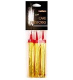 3 FONTAINES DES GLACES DOREES 10 CM - VOLCAN MAGIQUE - DECORATION ANNIVERSAIRE ET MARIAGE ET FETE D'ENFANT