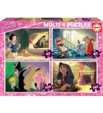 4 PUZZLES EVOLUTIF ENFANT LES PRINCESSES DISNEY : RAIPONCE - BLANCHE NEIGE - CENDRILLON - AURORE 50 - 80 - 100 - 150 PIECES - EDUCA - 18626