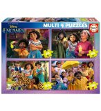 4 PUZZLES PROGRESSIFS ENCANTO DISNEY : LA FAMILLE MADRIGAL 50 / 80 / 100 / 150 PIECES - EDUCA - 19581