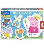 5 PUZZLES PROGRESSIFS PEPPA PIG ET SES AMIS 3 - 5 PIECES - EDUCA - 15622