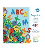 83 LETTRES MAJUSCULES MAGNETIQUES EN BOIS - DJECO - DJ03101