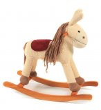 ANE A BASCULE SONORE : JIMMY - CHEVAL - PELUCHE - BAYER - CHIC 2000 - 40401 - ANIMAL A BASCULE