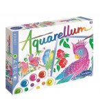 AQUARELLUM JUNIOR PERROQUETS - SENTOSPHERE - 654 - LOISIRS CREATIFS