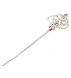 BAGUETTE DE FEE ARGENTEE - ACCESSOIRE DEGUISEMENT PRINCESSE