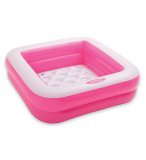 BAIGNOIRE DE DOUCHE CARREE ROSE GONFLABLE BEBE - INTEX - 57100NPA