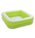 BAIGNOIRE DE DOUCHE CARREE VERTE GONFLABLE BEBE - INTEX - 57100NPB