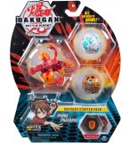 BAKUGAN BATTLE PLANET - PACK DE DEMARRAGE PYRUS PHAEDRUS : 3 BOULES - SPIN MASTER 20118469