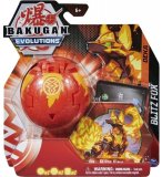 BAKUGAN EVOLUTION - PACK DEKA BLITZ FOX : 1 GRANDE BOULE JUMBO ROUGE - SPIN MASTER 20137908
