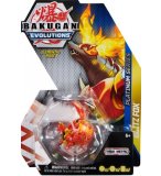 BAKUGAN EVOLUTIONS : BLITZ FOX AVEC CARTE - BOULE ROUGE - PLATINUM SERIES - SAISON 4 - SPIN MASTER 20135945