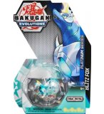 BAKUGAN EVOLUTIONS : BLITZ FOX AVEC CARTE - BOULE TRANSPARENTE - PLATINUM SERIES - SAISON 4 - SPIN MASTER 20135946