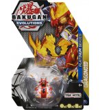 BAKUGAN EVOLUTIONS : DRAGONOID AVEC CARTE - BOULE ROUGE ET TRANSPARENTE - PLATINUM SERIES - SAISON 4 - SPIN MASTER 20135735