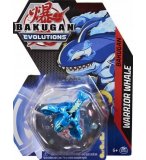 BAKUGAN EVOLUTIONS : WARRIOR WHALE AVEC CARTE - BOULE BLEUE - SAISON 4 - SPIN MASTER 20138048