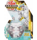 BAKUGAN LEGENDS : DRAGONOID AVEC CARTE - BOULE BLANCHE TRANSPARENTE - NOVA SERIES - SAISON 4 - SPIN MASTER 20139748