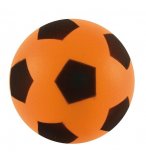 BALLON DE FOOTBALL EN MOUSSE ORANGE 20 CM - TAILLE 5 - JOHN SPORT - BALLE SOFT