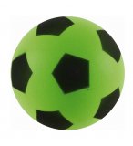 BALLON DE FOOTBALL EN MOUSSE VERT 20 CM - TAILLE 5 - JOHN SPORT - BALLE SOFT