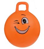 BALLON SAUTEUR SMILEY CLIN D'OEIL 55 CM ORANGE - SKIPPY BALL - JEU POUR REBONDIR ENFANT