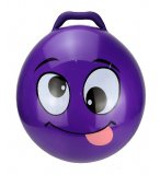 BALLON SAUTEUR SMILEY QUI TIRE LA LANGUE 55 CM VIOLET - SKIPPY BALL - JEU POUR REBONDIR ENFANT