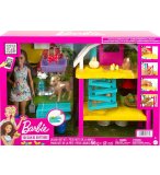 BARBIE A LA FERME + 2 POULES + 1 VACHE ET LAPIN - 25 ACCESSOIRE - POUPEE BARBIE - MATTEL - HGY88 - VEHICULE BARBIE