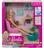 BARBIE METIER : SOINS ET BEAUTE - 10 ACCESSOIRES PEDICURE ET MANUCURE - POUPEE MANNEQUIN - MATTEL - GHN07