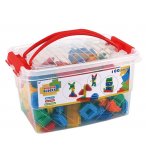 BARIL 100 BLOCKS DE CONSTRUCTION A PICOTS CLIPS - 1ER AGE