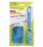 BATON MAGNETIQUE BINGO BLEU + 100 PIONS DE LOTO - RAMASSE PIONS - LOTOQUINE