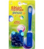 BATON MAGNETIQUE BINGO BLEU + 100 PIONS DE LOTO - RAMASSE PIONS - LOTOQUINE