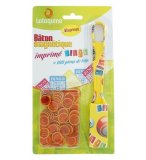 BATON MAGNETIQUE BINGO JAUNE + 100 PIONS DE LOTO - RAMASSE PIONS - LOTOQUINE