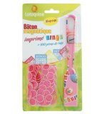 BATON MAGNETIQUE BINGO ROSE + 100 PIONS DE LOTO - RAMASSE PIONS - LOTOQUINE