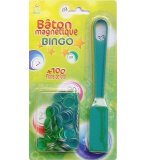 BATON MAGNETIQUE BINGO VERT + 100 PIONS DE LOTO - RAMASSE PIONS - LOTOQUINE