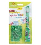 BATON MAGNETIQUE BINGO VERT + 100 PIONS DE LOTO - RAMASSE PIONS - LOTOQUINE