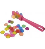 BATON MAGNETIQUE ROSE + 100 PIONS DE LOTO - RAMASSE JETONS - KIT ACCESSOIRES BINGO