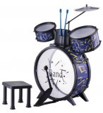 BATTERIE BEAT HOT ROCK I BAND ENFANT AVEC TABOURET - JOUET INSTRUMENT DE MUSIQUE
