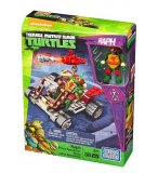 BOLIDE A PIZZA DE RAPHAEL  - TORTUES NINJA - MEGA BLOKS - DPF60 - JEU DE CONSTRUCTION
