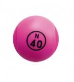 BOULE DE LOTO MAGNETIQUE NUMEROTEE FUCHSIA + 100 PIONS - KIT 2 EN 1 - LOTOQUINE