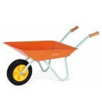 BROUETTE METAL HAPPY GARDEN + OUTILS DE JARDIN ENFANT - JANOD - J03194