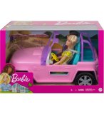 BUGGY 4X4 BEACH CRUISER + 2 POUPEES BARBIE - MATTEL - GVK02 - VOITURE DECAPOTABLE