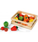 CAGETTE DE 12 FRUITS EN BOIS - JANOD - 05610 - JEU IMITATION MARCHANDE