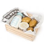 CAGETTE OEUFS ET PRODUITS LAITIERS EN BOIS - LE TOY VAN - TV185