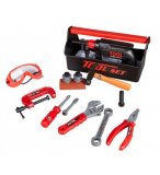 CAISSE A OUTILS TOOL SET ROUGE ET NOIRE - JOUET BRICOLAGE ENFANT