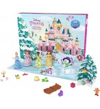 CALENDRIER DE L'AVENT DISNEY PRINCESSES 24 SURPRISES : 4 MINI POUPEE - ARIEL - BELLE - CENDRILLON  TIANA + 16 ACCESOIRES - MATTEL HLX06