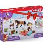 CALENDRIER DE L'AVENT HORSE CLUB NOEL 2023 - SCHLEICH - 98982 - FIGURINE CHEVAUX