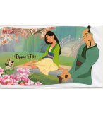 CARTE BONNE FTE DISNEY + ENVELOPPE : MULAN - ENFANT - ADULTE - FILLE - GARCON (47)