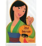 CARTE D'ANNIVERSAIRE DISNEY + ENVELOPPE : MULAN ET LA LANTERNE - JOYEUX ANNIVERSAIRE 